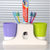浦晨 台式吸盘牙刷架洗漱套装(台式绿紫PB9001)第5张高清大图