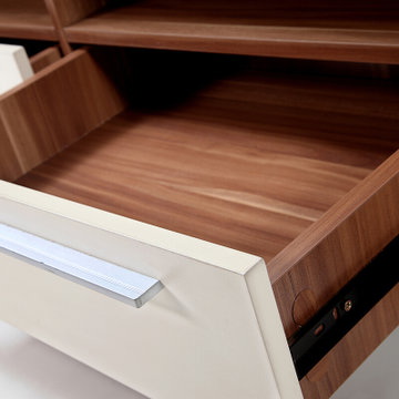 A家家具 新中式实木电视柜现代简约储物柜实木地柜白色桦木影视柜(电视柜 默认)