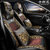 卡邦尼 豹纹皮质冰丝汽车坐垫夏季时尚座垫(黄冰丝-金色 通用尺寸)第5张高清大图