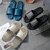 CaldiceKris（中国CK）EVA柔软无味家居室内拖鞋男款CK-TX810(卡其 44)第2张高清大图