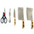 (国美自营)王麻子铜柄不锈钢刀具套装厨房菜刀6件套刀DD12第2张高清大图