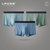 LPCSS品牌男士内裤60S莫代尔时尚纯色透气舒适夏季薄款四角平角裤(锆蓝+深灰+灰蓝 XL)第2张高清大图