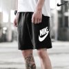 Nike耐克大勾短裤男裤2022夏季新款运动休闲针织五分裤DM6818-010(DM6818-010/主图款 170/76A/M)