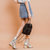 七格格2017夏装新款休闲高腰短裙水洗做旧时尚牛仔半身裙女Q050(浅蓝 XL)第4张高清大图