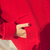 络薇琪2015秋装新款气质腔调洋气插袋中长款毛呢外套女AA15498(红色 M)第5张高清大图