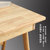 物槿 实木书桌电脑桌LXPT-01(原木色单桌 80cm)第4张高清大图