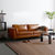 TIMI 简约时尚沙发 北欧沙发 客户沙发组合 商务会客沙发组合(咖啡色 双人位沙发)第2张高清大图