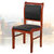 GX 实木办公椅职员椅软包椅(海棠色 GX-190)第2张高清大图