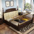 亚格林 美式 床 1.5单人床1.8米双人床大床 高箱术 实木床(床)第3张高清大图