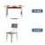 双虎家私现代北欧餐桌椅组合小户型多功能可伸缩长方形餐桌 15K2(一桌六椅)第5张高清大图