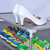 索尔诺 创意实用鞋架 防锈钢管收纳架 3层简易鞋架xj_A03(银灰色)第4张高清大图