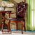 拉斐曼尼 NY001 地中海家具 英伦美式乡村地中海餐椅 韩式实木餐椅(B款带手扶一把 默认)第2张高清大图