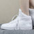阿迪达斯Adidas  neo HOOPS 2.0 MID女子新款中帮休闲小白鞋运动鞋板鞋B42099(白色 39)第3张高清大图