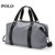 POLO大容量防泼水旅行袋轻便尼龙电脑手提包043733(灰色)第5张高清大图