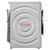 博世(Bosch) XQG75-WVH284681W 7.5公斤 洗干一体滚筒洗衣机（银色）畅爽冰酷 洗悦生活第3张高清大图