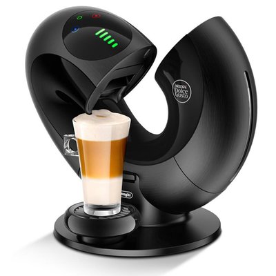 德龙(Delonghi) EDG737.B 意式美式 花式牛奶 雀巢全自动胶囊咖啡机 商用家用 钢琴黑