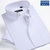 夏季新款职业商务短袖衬衫白衬衫男半袖韩版修身衬衣条纹工装衬衫(DXBL04 43)第5张高清大图