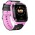YQT亦青藤Q528 粉色 儿童智能定位电话手表1.44寸彩屏 手电筒功能智能手表GPS触摸屏电话学生手表插卡智能第3张高清大图