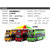 鸭小贱1：32合金38路巴士旅游客车双层公交车校车汽车模型公共汽车儿童玩具车声光160007(红色)第2张高清大图