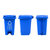安居先森 240L 02系款 分类垃圾桶脚踏款  蓝色(蓝色)第2张高清大图
