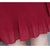 VEGININA 中长款修身显瘦雪纺连衣裙 9542(酒红色 XL)第5张高清大图