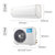美的（Midea）1.5匹 变频 智弧 冷暖 智能壁挂式卧室空调 KFR-35GW/WDAA3@(白色 1.5匹)第4张高清大图