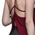 TITIKA瑜伽服时尚休闲吊带背心夏季户外运动健身瑜珈上衣63472(酒红色 XL)第4张高清大图