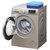 西门子(siemens) WM12P2699W 9公斤 变频滚筒洗衣机(缎光银) LED触摸屏 加速节能自由选第5张高清大图