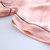 喜芬妮夏款丝质长袖 短裤宽松性感休闲 纯色女士睡衣 家居服套装(1703鱼水蓝 L)第4张高清大图