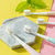 开优米 儿童牙刷婴儿万根毛牙刷 2-12岁宝宝 软毛小乳牙训练刷卡通图案(天蓝色 颜色)第5张高清大图