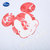 迪士尼 米奇系列 纯棉短T 卡通印花 男款女款 情侣款 圆领透气 日系学院风格 简约性冷淡风格 D17ST004(白色 180)第4张高清大图