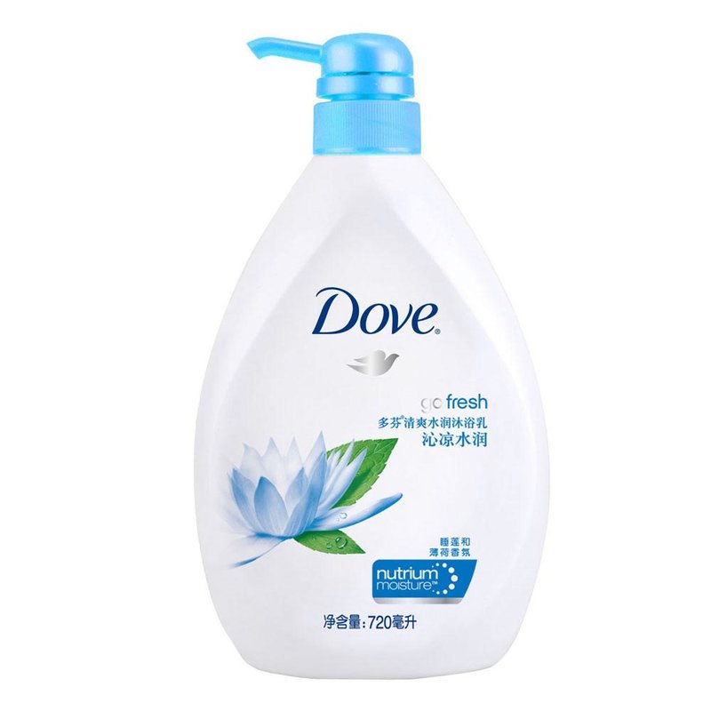 多芬滋养水润洗发乳700ml沁凉水润沐浴乳720ml