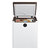 Midea/美的 BD/BC-150KEV冰柜家用商用迷你小型冷柜冷藏冷冻柜(白色 150)第5张高清大图