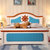 明佳友 床 实木床单人床1.5米1.8 米 地中海实木家具 婚床家具M809(床+床垫+床头柜*2 1.8*2米)第3张高清大图