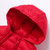 Oissie 奥伊西 0-2岁宝宝羽绒连体衣婴儿白鸭绒连体羽绒服 连帽保暖外出服(66厘米（建议0-6个月） 大红)第4张高清大图