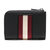 Bally巴利 男士织物配皮钥匙包卡包卡夹 BRADI HP(100 黑色红白)第4张高清大图