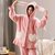 秋冬季女士睡衣甜美长袖开衫毛绒卡通动漫套装家居服(粉红色 M)第4张高清大图