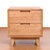 宾力弗 北欧全实木床头柜双抽白橡木卧室原木家具现代简约储物实木床边柜(图片色 默认)第2张高清大图