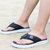 夏季新款室外沙滩韩版潮流时尚EVA夹脚凉拖鞋人字拖男(白色 39)第4张高清大图