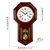 汉时(Hense)欧式复古实木机械挂钟中式客厅创意古典装饰摆钟HP31(红木色椴木罗马面)第2张高清大图