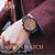 NARY 邦顿2018 新款8006男士时尚皮带手表(黄色)第5张高清大图