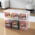 日本进口sanada五谷杂粮收纳盒厨房干货谷物豆子储物储存罐密封盒(1.2L三个装 默认版本)第4张高清大图