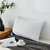 英爵居家枕头靠枕舒适纤维枕头单人枕芯花草枕(希尔顿-白色)第4张高清大图