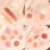 xixi新款七色眼影盘珠光哑光防水持久显色平价小盘便携焦糖红棕色(02#日杂玫瑰 默认版本)第4张高清大图