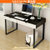 哈骆顿  长120cm台式电脑桌家用办公桌简约写字台简易书桌电脑桌(黑柳木色)第3张高清大图