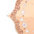天堂伞 百花公主黑胶丝印包波浪边三折蘑菇晴雨伞太阳伞(橙红)第5张高清大图