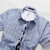 尊首（ZUNSHOU)男士短袖衬衫春季青年大码修身格子长袖商务衬衫(卡其色 L)第3张高清大图