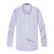 月牙泉*13秋季男款尖领扣领衬衫 紫白细格子男士长袖修身衬衣(YDA-3 41)第5张高清大图
