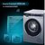 西门子(SIEMENS) 10公斤 WM14U668HW 变频智能滚筒洗衣机 自动添加 家居互联(线下有售全自动 快洗(银色 WM14U668HW)第3张高清大图