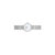 天梭/Tissot 瑞士手表 时尚系列钢带石英女表T058.009.11.051.00(银壳白面白带 钢带)第5张高清大图